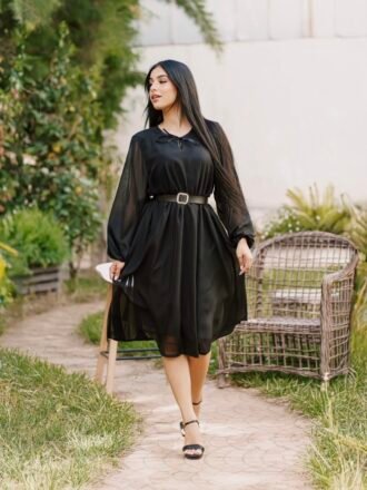 Robe Wafa Noir