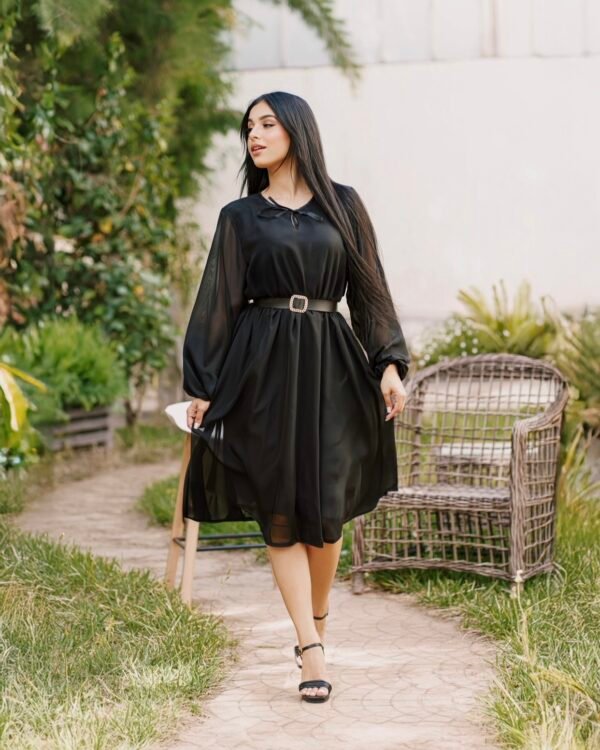 Robe Wafa Noir