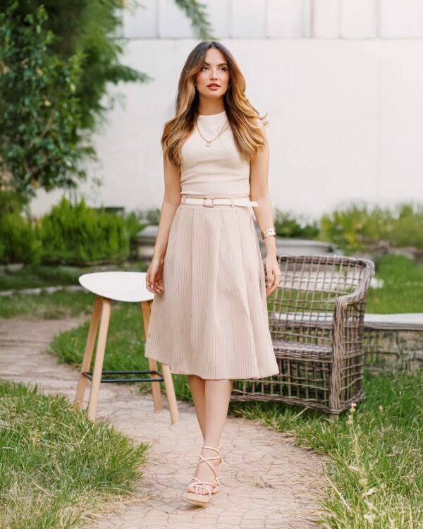 Jupe Marwa Beige