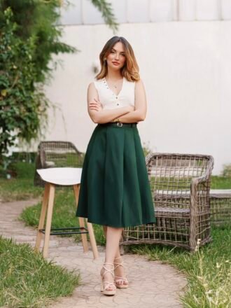 Jupe Majda Vert
