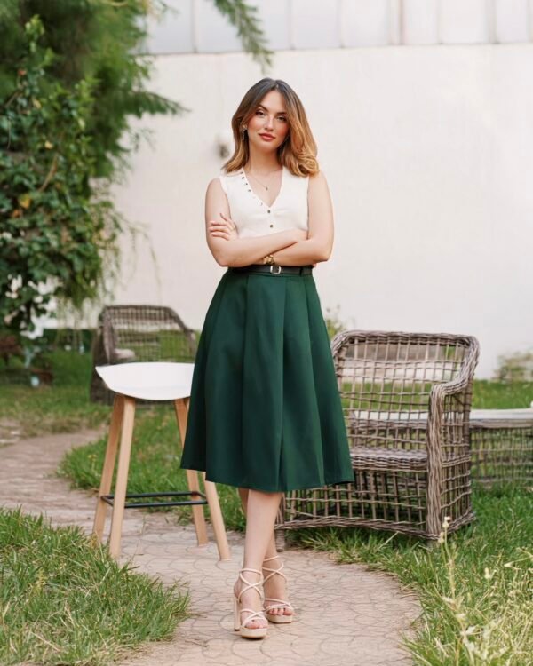 Jupe Majda Vert